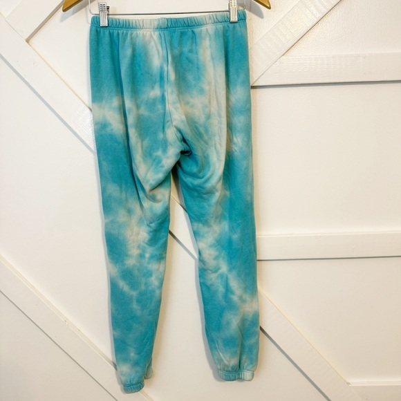 Spiritual Gangster Perfect Tie Dye Jersey Knit Ankle Jogger Sweatpants Blue Sz S - Picture 5 of 10